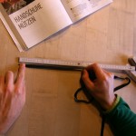 be measured precisely on a ruler and used as reference for a glove size chart.