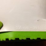 An example of how a sole is molded onto a ski boot or ski touring boot